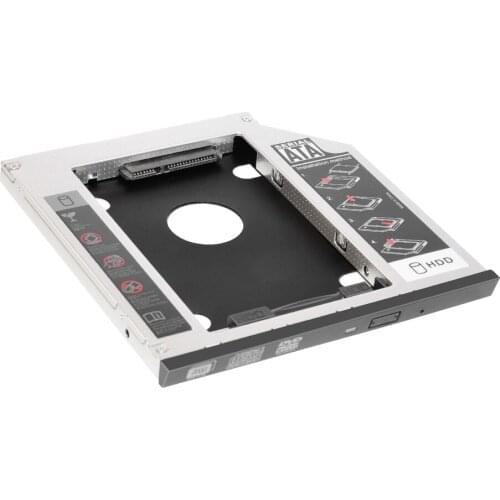 With original Bezel Dell 2nd Hard Drive HDD SSD Caddy for Dell Latitude E4300 E4310