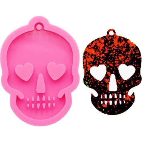 Skull Shape Silicone Mold Diy Cake Decorating Fondant Molds Creative Candy Chocolate Mould