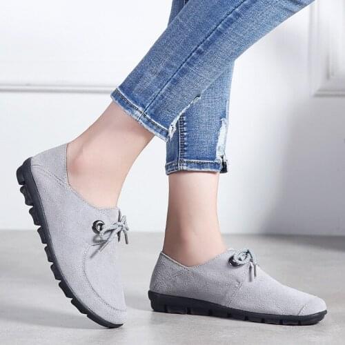 Tilocow Genuine Leather Lace Up Womens Oxfords For Women Flat With Soft Bottom Shoes Woman Platform Shallow Solid Footwear