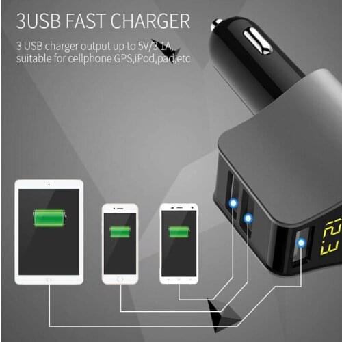 High quality Hot sales car USB charger 3.1A,iPod Cell Mobile Phone Car charger free shipping 1pcs/lot