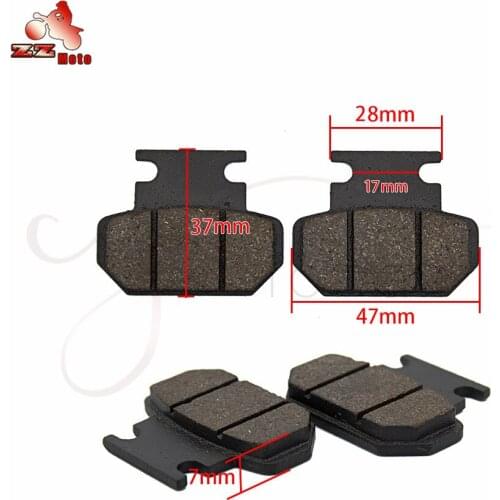 Rear Brake Pads Disks Shoes For Kawasaki KDX125 KDX200 KDX250 KLX250 Suzuki DR250 DR350 YAMAHA DT125 TTR250