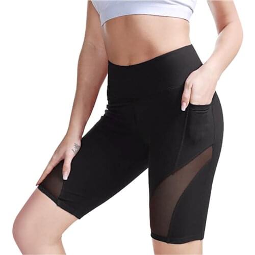 High Waist Yoga Short Sport Shorts For Women Sexy Skinny Running Sports Yoga Shorts Hot Fitness Leggings Short Flat Belly