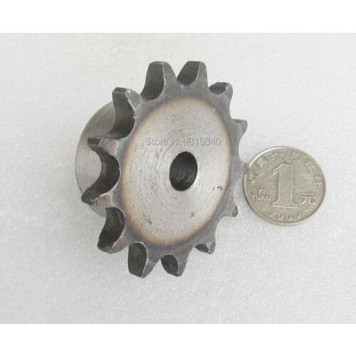 08B 13T 13Teeth Pitch 12.7mm 1/2" Bore not larger than 12.3mm Industry Transmission Drive gear Single Sprockets mechanical parts