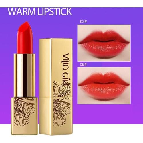 1PC Hydrating Aloe Lipstick Colour Temperature Change Color Lip Balm Moisture Anti- Aging Lip Balm Makeup TSLM1