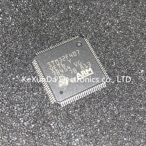Original 5PCS/LOT STM32F407VET6 STM32F407 QFP-100 IC IN STOCK FREE SHIPPING