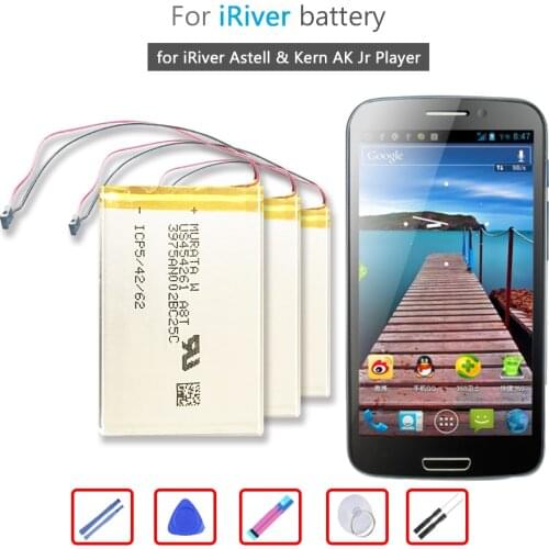 1600mAh Battery for iRiver Astell & Kern AK Jr Player Mobile Phone Li-ion Bateria