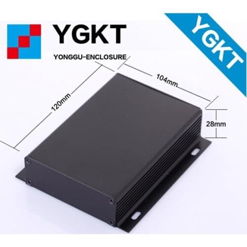 YGK-023-2 104*28*95/4.09''x1.1''x3.35''()wxhxlmm aluminium extrusion box 104*28*85mm box enclosure instrument case