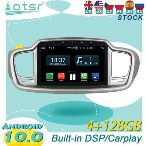 Android 10 For KIA Sorento 2016 2017 2018 2019 Car GPS Navigation Stereo Player Streaming Media Multimedia Player Head Unit