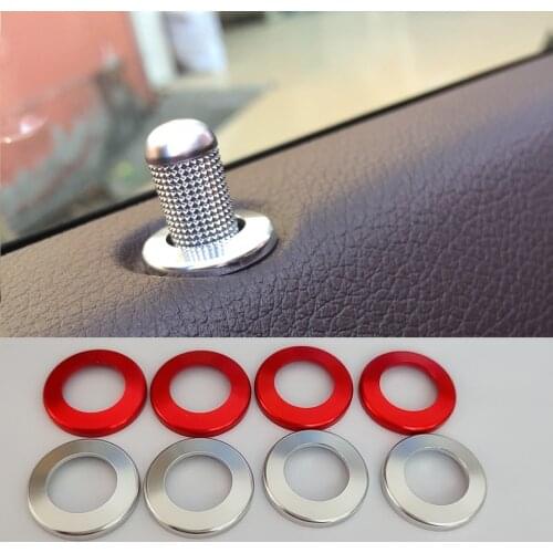 Angelguoguo Car modified for Mercedes Benz GLE GLS Class door bolt lock pin cover auto door bolt