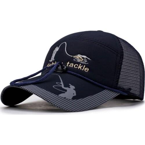 Fishing Hat Cap Outdoor Sports Hats Hiking Visor UV Protection Men Women Adjustable Breathable Golf Caps