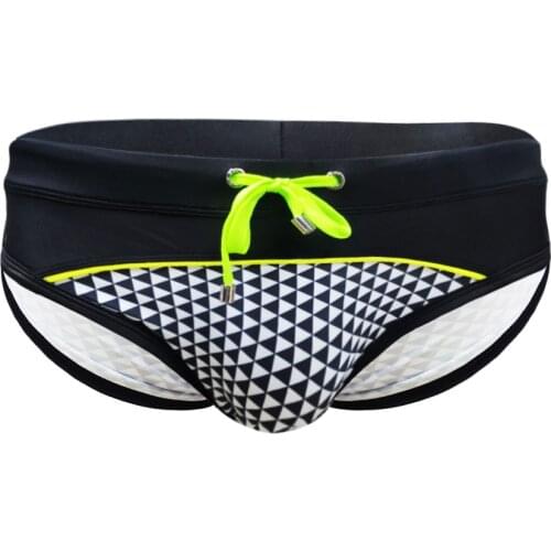 New Hot Sexy Mens Swimsuit Push-Up Swimwear Male Sexy Swimming Suilt Beach trunks Shorts Men Surf Board Beach Surfing Swim