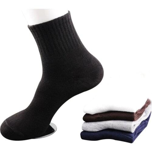 5 Pairs Men Socks Size 39-43 Summer Solid Color Casual Fashion Male Short Sock Excellent Quality Breathable Durable Black Meias