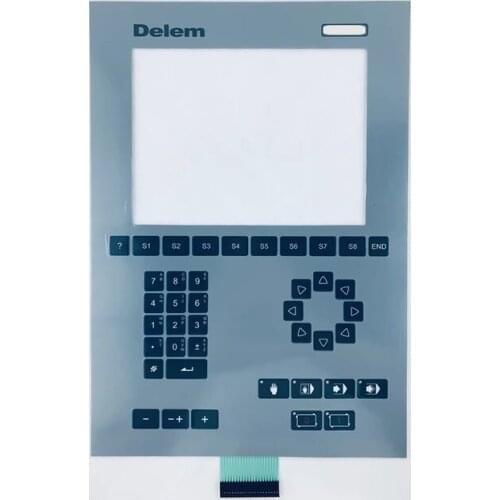 New Replacement Compatible Touch Membrane Keypad LCD Panel for DELEM Bending Machine DA-53