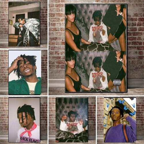 Popular Music Album Hip Hop Rap Star Playboi Carti Painting Canvas Hight Quality Posters and Prints Wall Pictures for Home Decor
