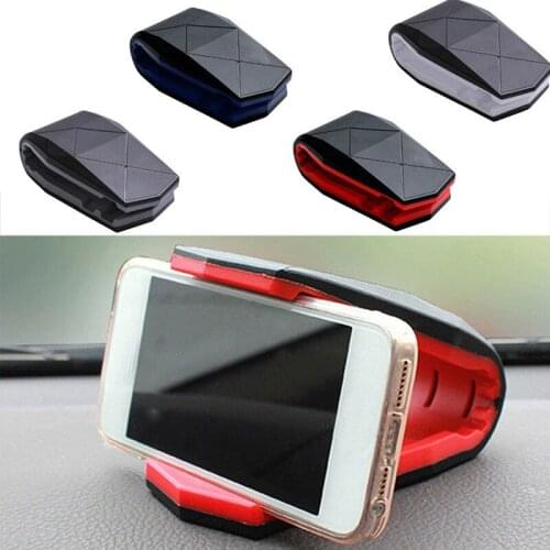 Dashboard Car Phone Holder Stand Adjustable Alligator Clip Holder Car Dashboard Mobile Mount Holder Universal