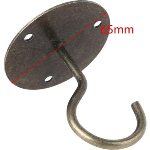 Q0KF Metal Plant Bracket Ceiling Hooks for Hanging Plants Iron Wall Mount Lanterns Hangers for Hanging Bird Feeders Lanterns