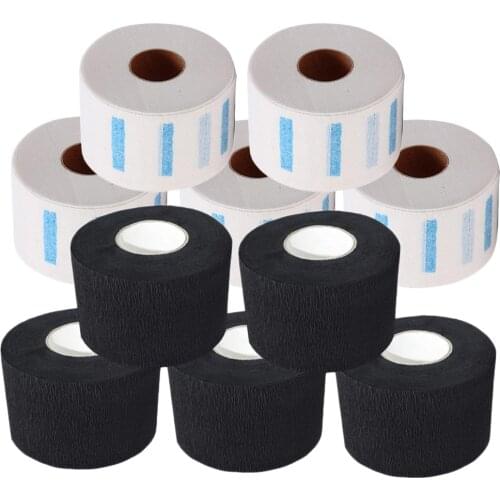 Neck Ruffle Roll Paper Professional Hair Cutting Salon Disposable Hairdressing Collar Accessory Necks Covering