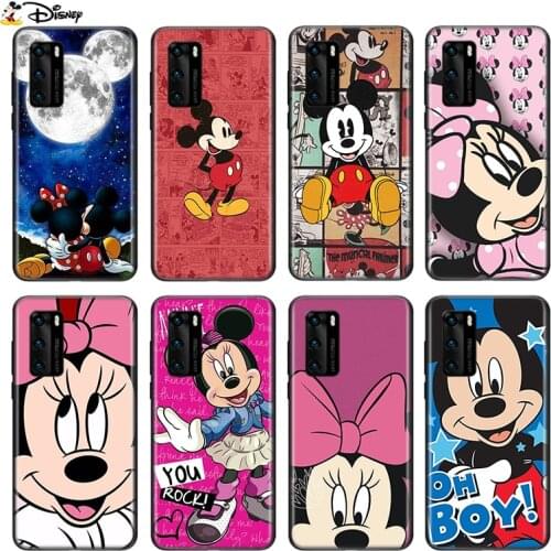 Silicone Cover Mickey Mouse For P Smart S Z Mate 40 30 20 10 Plus PRO Plus Lite 2018 2019 2020 Phone Case