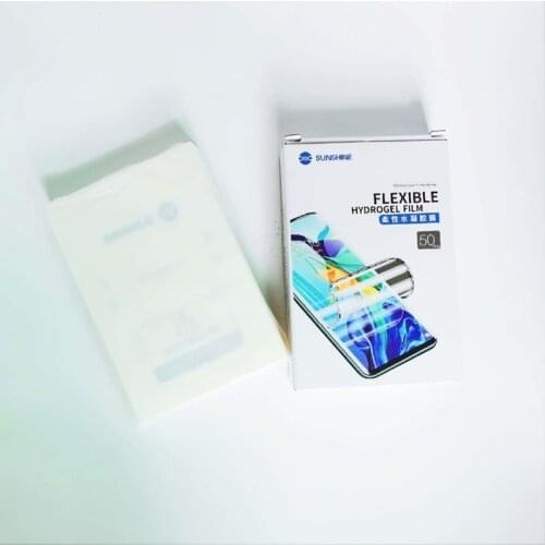 SUNSHINE 50pcs SS-057 HD Hydrogel Membrane Film LCD screen protective film for SS-890C RL-870C Auto Film With 55 Cutting Code