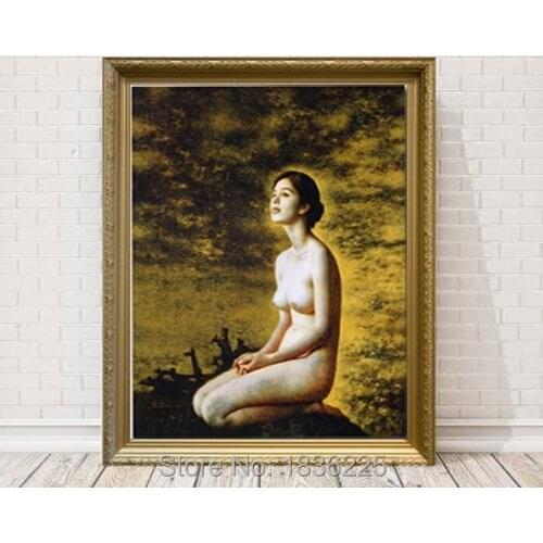 Modern abstract paintings sexy naked girl oil painting for bedroom nude women pictures for home decor