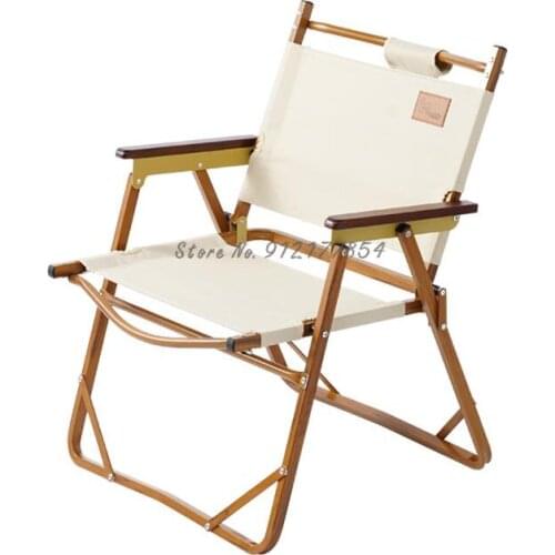 Outdoor Camping Portable Folding Chair Outdoor Folding Camping Leisure Stool Portable Aluminum Alloy Chair