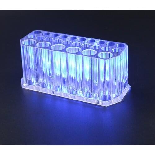 LED Liner Acrylic Holder Organizer for Brush,Eyeliner,Lip Liner Clear Acrylic Holder Organizer with 26 Slots(0.59-0.39in)