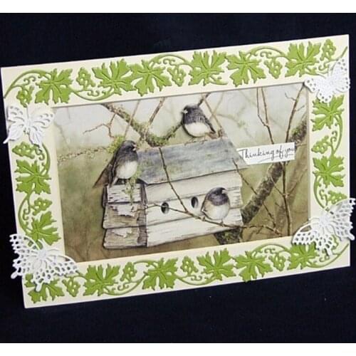 Grape Vine Metal Cutting Dies New Stencils for DIY Scrapbooking DIY Paper Cards Craft Making and Craft Fun Decoration