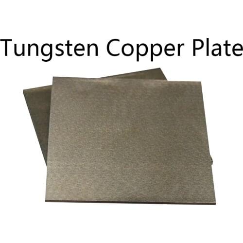 W70 W80 Tungsten Copper Plate High Hardness Electric Spark Alloy Copper Thick 1 4 6 8 10 mm Tungsten Electrode