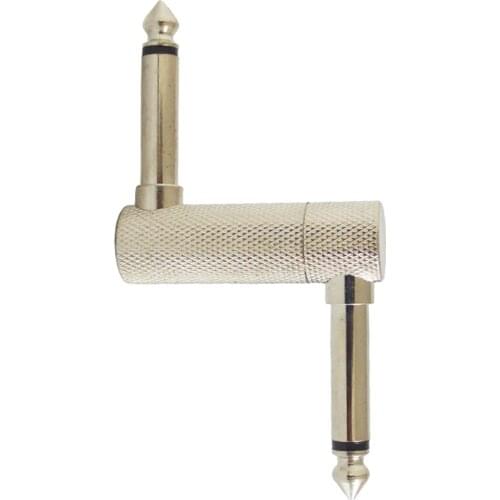 Z Shape Guitar Effect Pedal Connector Coupler Jack Interface Cable 1/4 inches 6.35mm Plug Electric Guitar Pedal Accessories