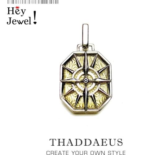 Pendant Life Compass Gold,2020 Winter Brand New Fine Jewelry 925 Sterling Silver Dog Tag Nautical Inspired Gift For Woman Men