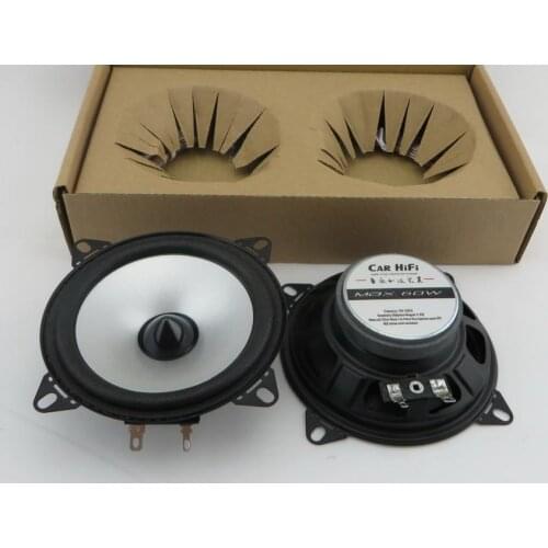 1pair 4-inch silver single core automobile automotive car speakers,car HIFI full range speaker car speakers
