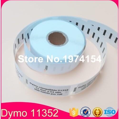 100*Rolls Dymo 11352 Label 25x54mm for LW450Turbo Etiketten