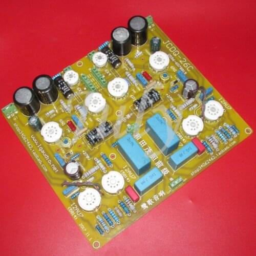 12AU7 Hetian Maodan pre-stage single-sided circuit empty board, Marants seven style, JCDQ26C