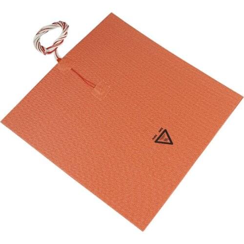 300*300mm 220V 750W Silicone Rubber Heating Pad For 3D Printer Heating Bed