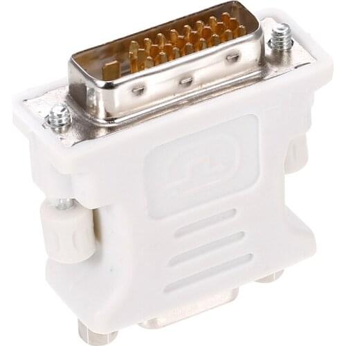 DVI to VGA Adapter stable durable DVI(24+1) Male to VGA Female Adapter Converter for Desktop Computer Laptop Monitor Projector