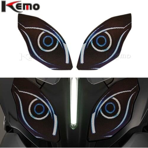 For BMW R1200RS 2015 2016 2017 2018 Motorcycle Accessries 3D Front Fairing Headlight Sticker Guard Head light Stickers