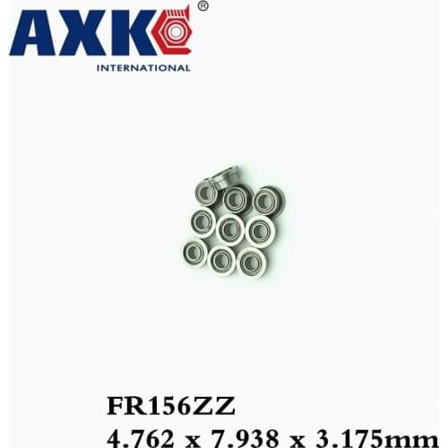 Axk 10pcs Fr156zz Fr156 Deep Groove Ball Bearing 4.762x7.938x3.175mm Inch Miniature Bearing Textile Machinery Abec3