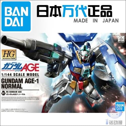 Bandai 58270 HG AGE 01 Gundam Normal AGE-1 Normal Gundam Assembly Kits Action Figure Model