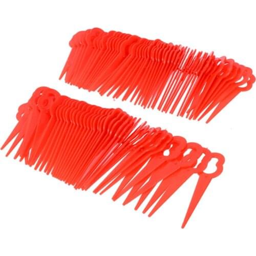 Cordless Grass Trimmer Blades For Einhell Replacement Knife Tool Accessories Quality Plastic 100PCS Durable Easy To Use 12*7mm