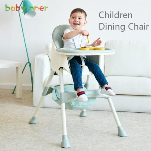 Children Dining Chair PP Material Kids Adjustable Portable Seat Multi-functional Baby Eating Tables and Chairs
