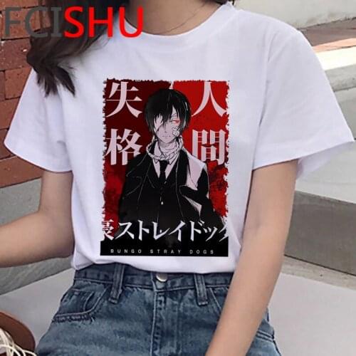 Bungou Stray Dogs clothes t shirt men plus size harajuku couple white t shirt clothes top tees white t shirt plus size