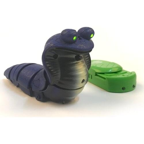 Impulls RC Remote Control Snake Rattlesnake mini snake Animal Trick Terrifying Mischief Toys for Children Funny Novelty Gift New
