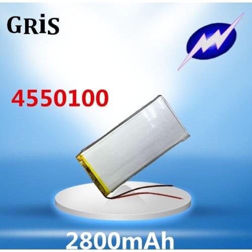 3.7V lithium battery polymer battery 4550100 2800mah MID PDA e-book MP4/5 Rechargeable Li-ion Cell