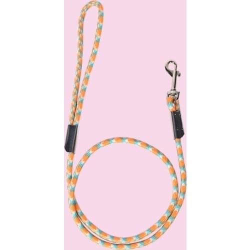 Pet Puppy Multicolor Nylon Rope Traction Rope Teddy Bear Bomei Small Dog Walk Dogs Round Traction Rope Durable Pet Supplies