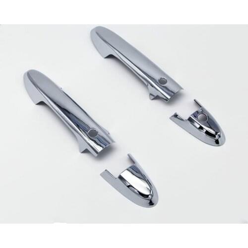 FUNDUOO For Honda HR-V HRV XR-V VEZEL 2014 2015 2016 2017 CHROME DOOR HANDLE COVER TRIM MOLDING CATCH WITH SMART ENTRY BUTTONS
