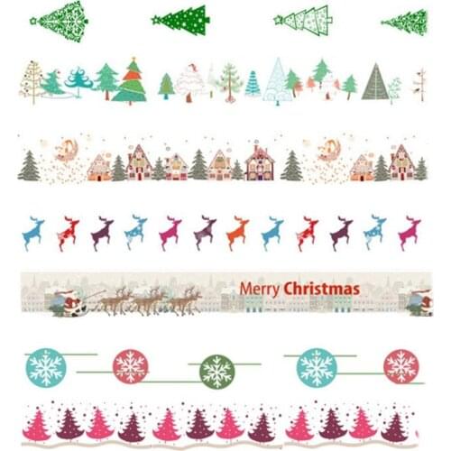 New lovely Hope tree DIY Christmas Washi tapes / Masking Tape / Decorative Adhesive Tapes / School Supplies Fashion decorative