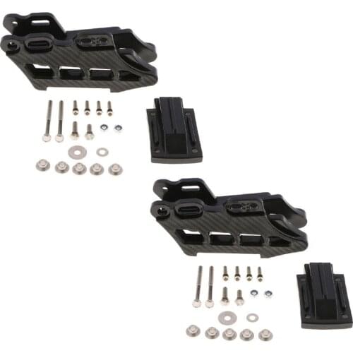 New 2x Rear Chain Guide/Guard For DirtBike CRF KLX KDX KXF RM RMZ DRZ YZ YZF WRF Motorcycle Rear Chain Guide