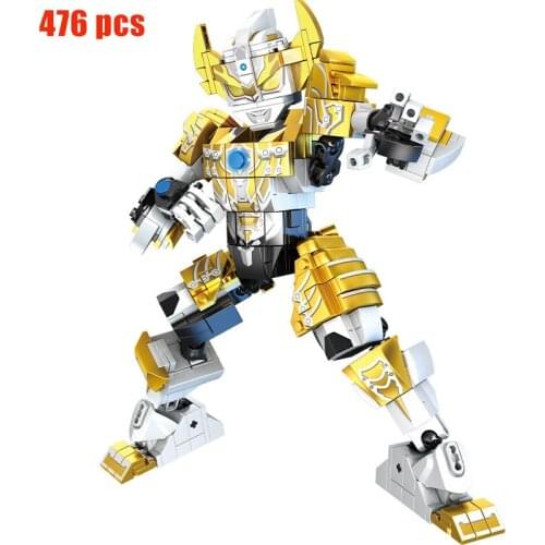 New building block toy Ultraman series classic movie Taiga Ultraman mecha model building block girl boy toy gift