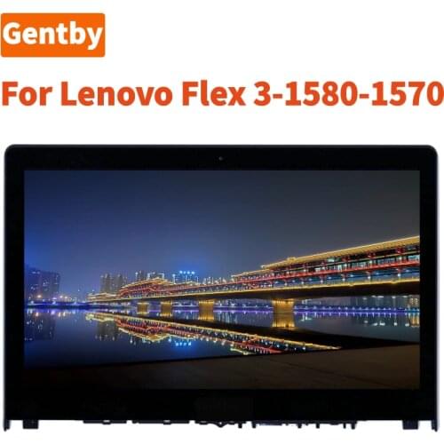 15.6" HD 1366x768 LCD Touch Screen Display with Bezel Frame for Lenovo Flex 3-1580 80R4 Ideapad Yoga 500-15ISK 80R6