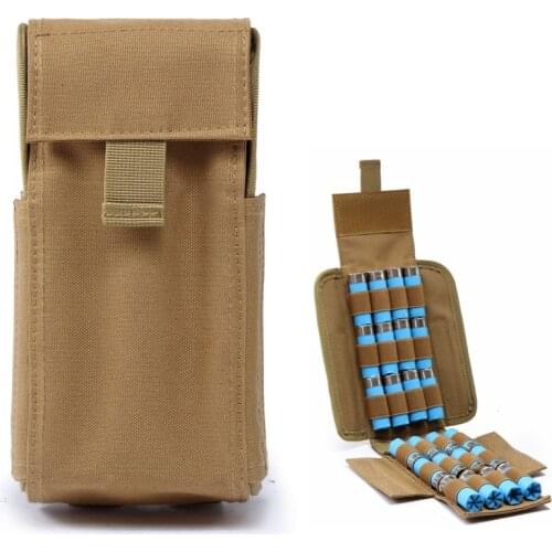 Tactical Bag Military Molle Magazine Pouch Army Shooting Safe Hunting Bag 12 Gauge 25 Round 12GA Ammo Wais Bag Accessories
